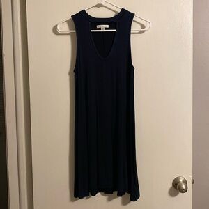 American Eagle Navy Loose Fitting Dress (XS)